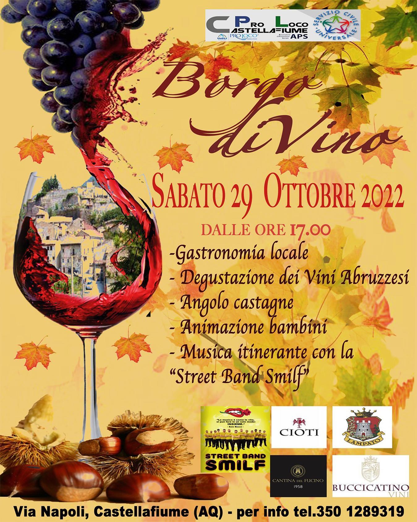 Borgo diVino 2022 - 29 Ottobre 2002 - Castellafiume