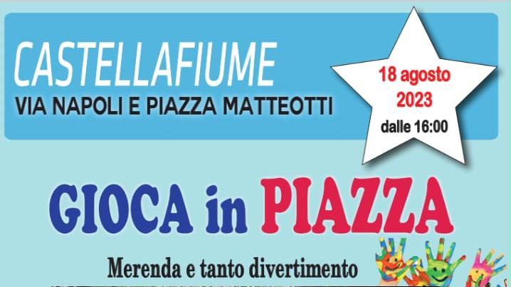 Giochi in Piazza con Merenda e tanto divertimento