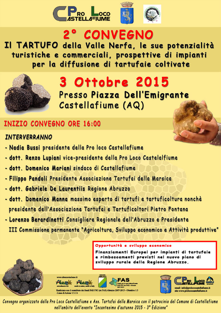2 Convegno sul Tartufo 2015 - Pro Loco Castellafiume